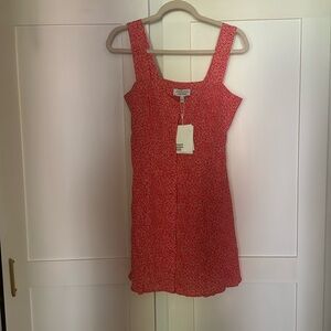 & other stories mini dress in red (size 6 and 8)